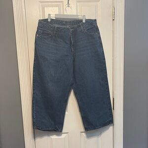 Old Navy Dark Blue Women's wide leg Jeans